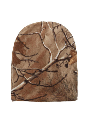 Port Authority® Camouflage Fleece Beanie - Mossy Oak Break-Up Country