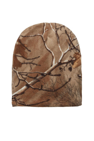 Port Authority® Camouflage Fleece Beanie - Mossy Oak Break-Up Country