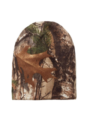 Port Authority® Camouflage Fleece Beanie - Mossy Oak Break-Up Country