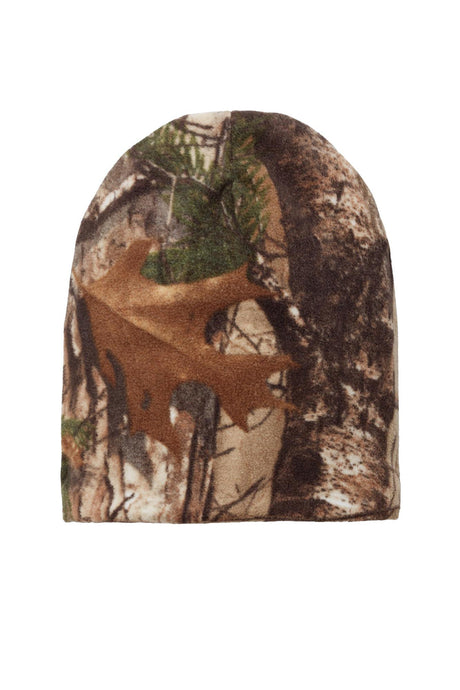 Port Authority® Camouflage Fleece Beanie - Mossy Oak Break-Up Country
