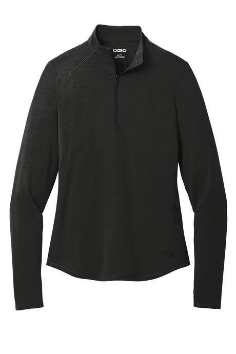 OGIO® Women’s Motion 1/4-Zip - Blacktop