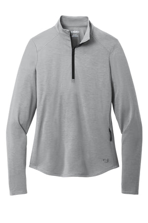 OGIO® Women’s Motion 1/4-Zip - Greystone