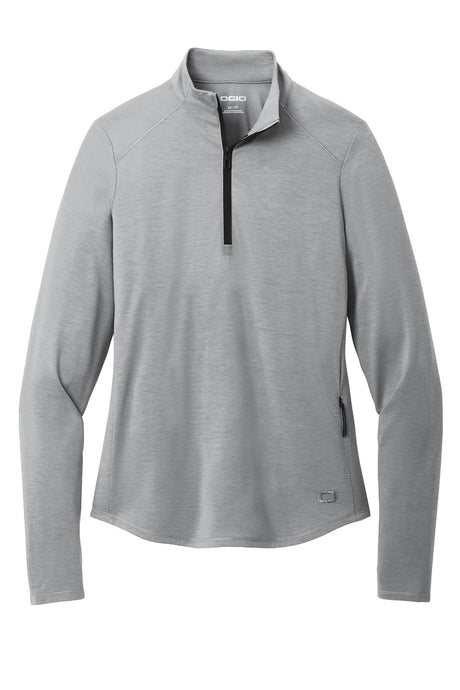 OGIO® Women’s Motion 1/4-Zip - Greystone