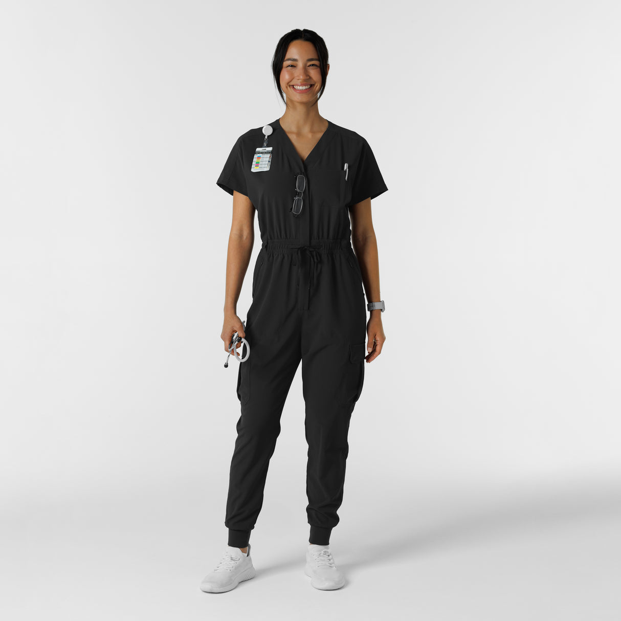 Wink® Renew Women's Cargo Jogger Scrub Jumpsuit