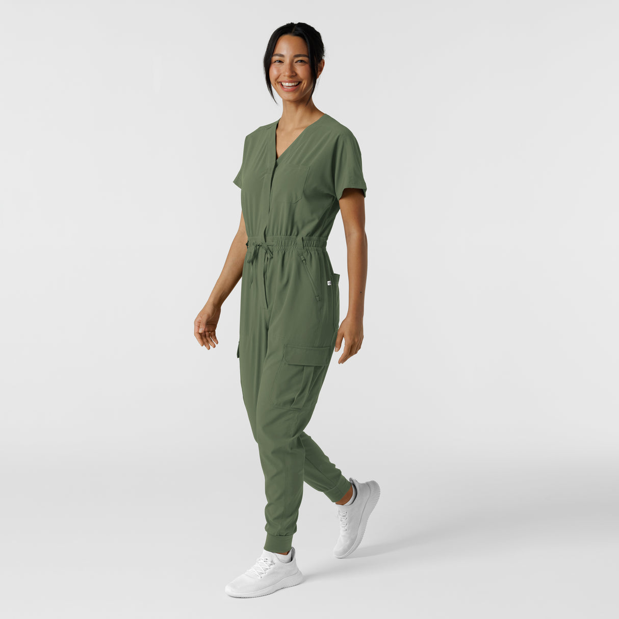 Wink® Renew Women's Cargo Jogger Scrub Jumpsuit