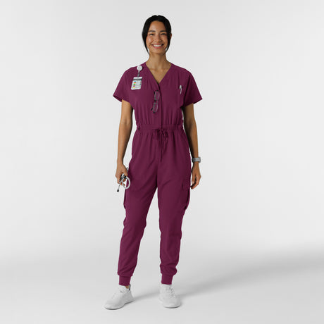 Wink® Renew Women's Cargo Jogger Scrub Jumpsuit