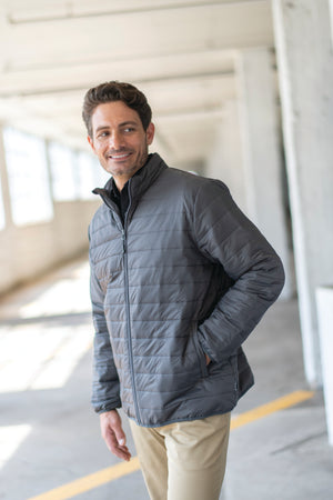 Edwards® Full-zip Packable Puffer Jacket