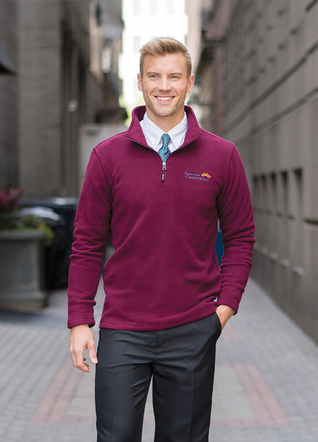 Edwards® Adult Quarter-Zip Microfleece Pullover