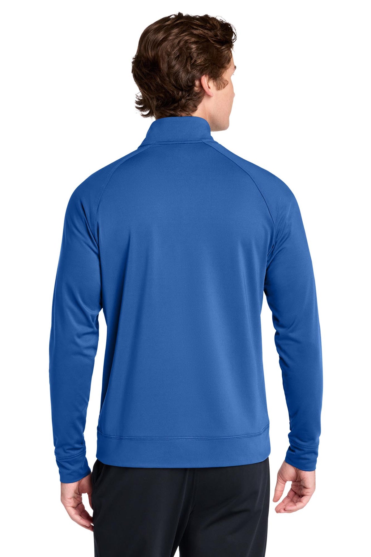 Sport-Tek® Men's Sport-Wick® Stretch Full-Zip Cadet Jacket - True Royal