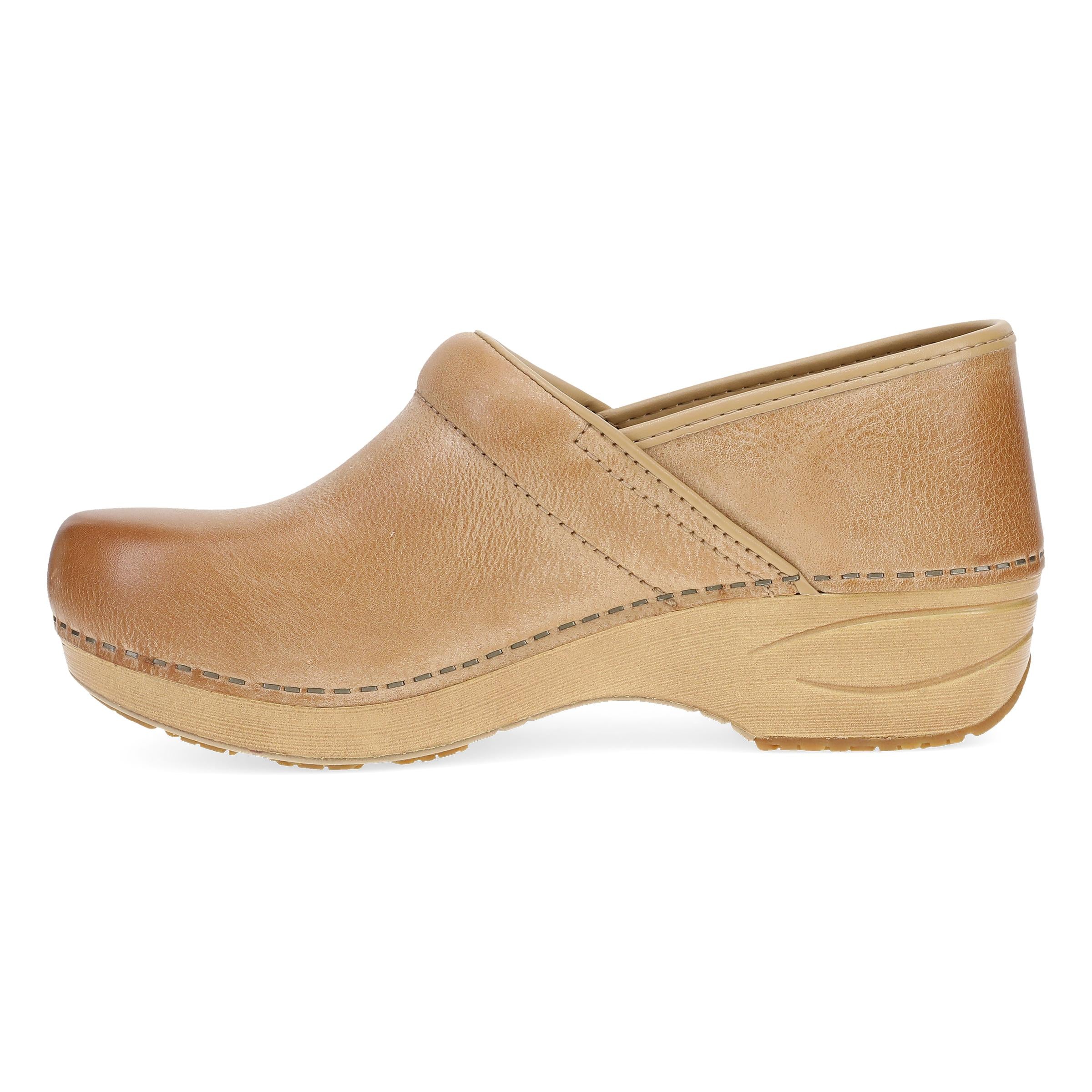 Dansko XP 2.0 Women's Honey Distressed Stapled Clog – Alexander's