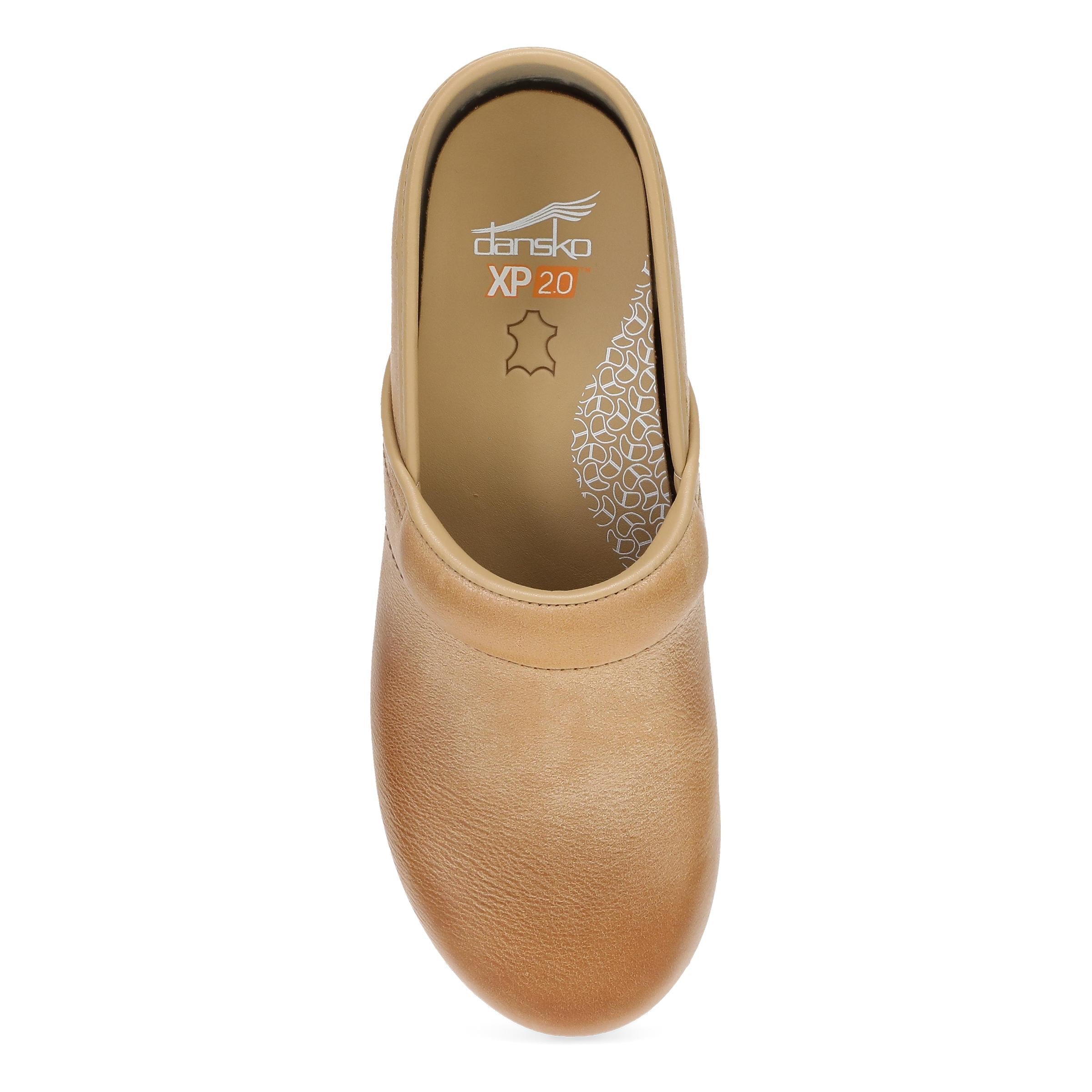 Dansko XP 2.0 Women's Honey Distressed Stapled Clog – Alexander's