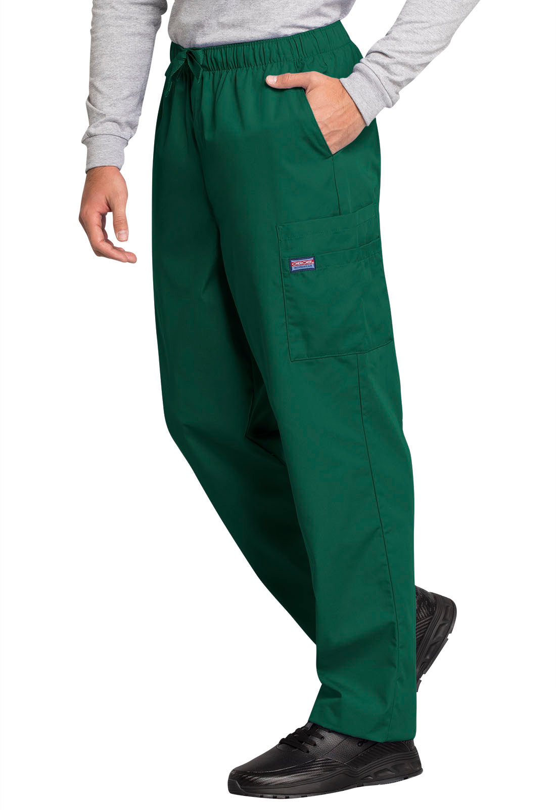 Cherokee Workwear Originals Men's 7-Pocket Tall Fly Front Cargo Pant