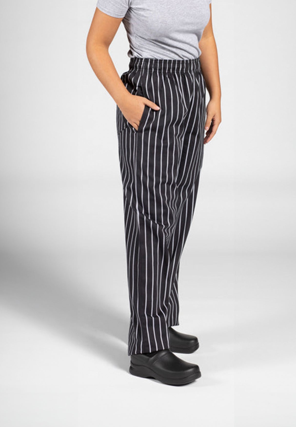 Uncommon Chef Elastic Waist Cotton Classic Chef Pant