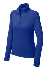 Sport-Tek® Women's Sport-Wick® Stretch 1/4-Zip Pullover