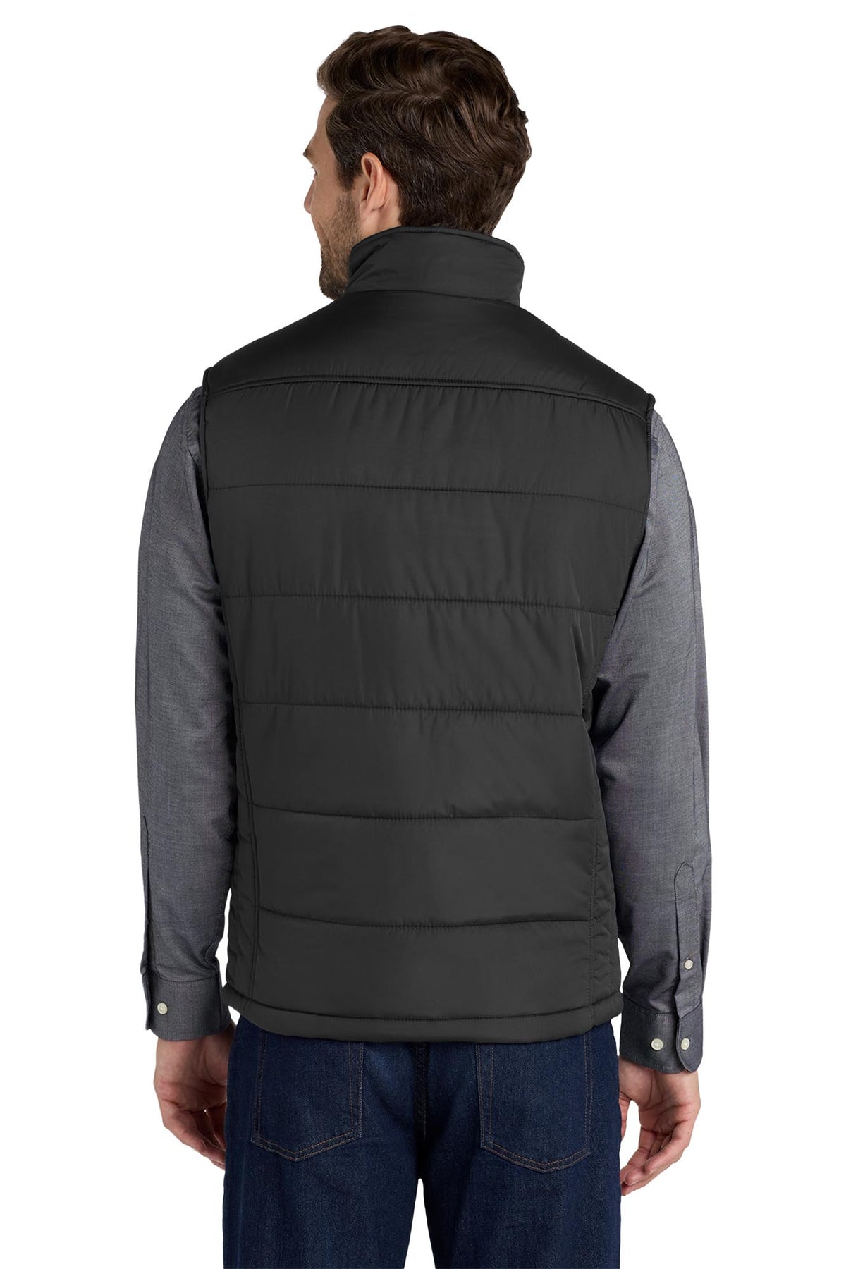 Port Authority® Puffy Vest - Black/Black