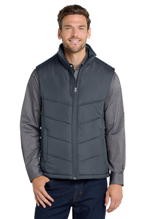 Port Authority® Puffy Vest - Dark Slate/Black