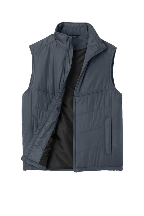 Port Authority® Puffy Vest - Dark Slate/Black