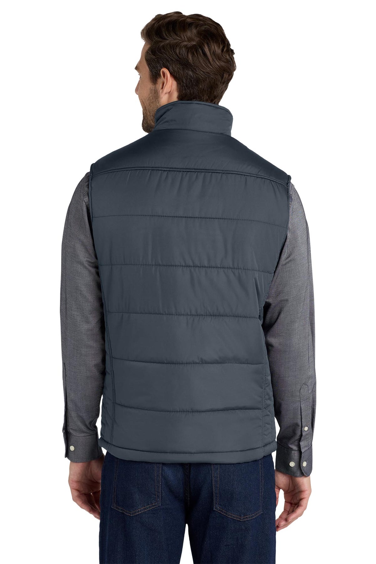 Port Authority® Puffy Vest - Dark Slate/Black