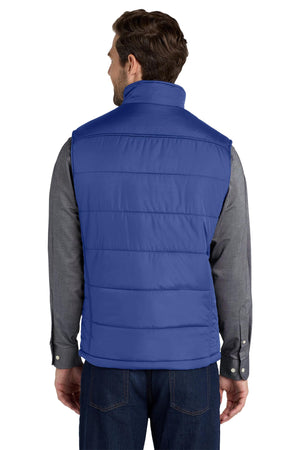 Port Authority® Puffy Vest - Mediterranean Blue/Black
