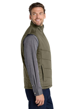 Port Authority® Puffy Vest - Olive/Cayenne