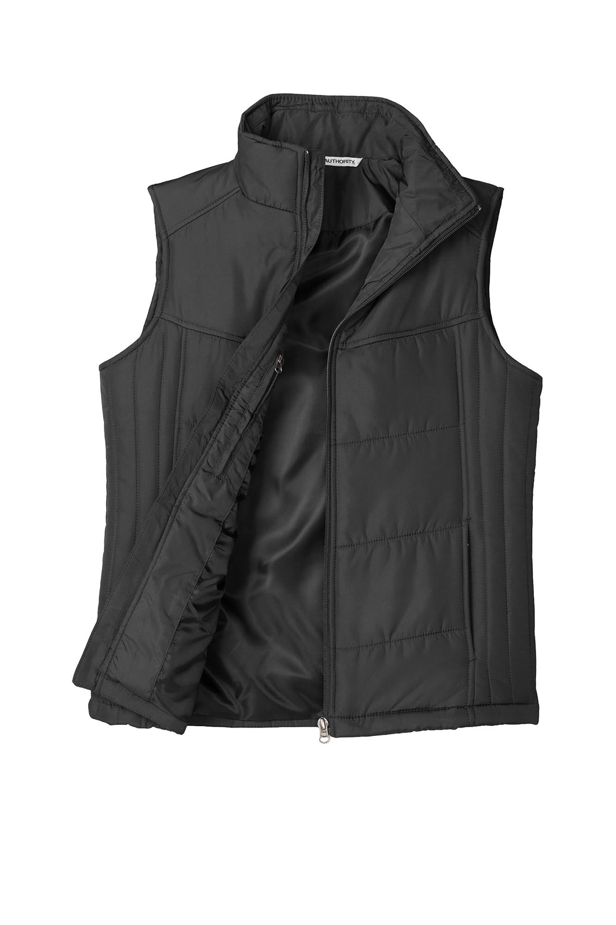 Port Authority® Women's Puffy Vest - Black/Black