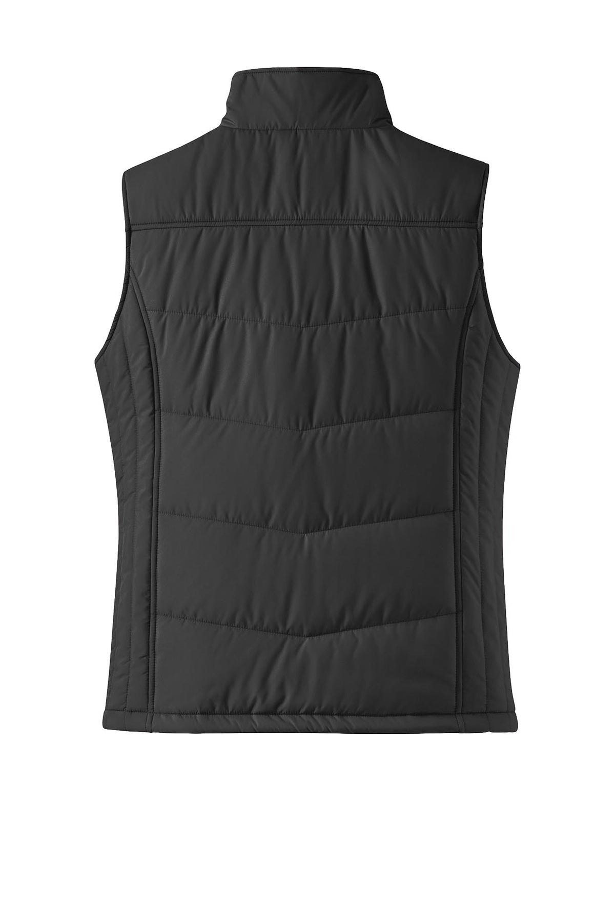 Port Authority® Women's Puffy Vest - Black/Black