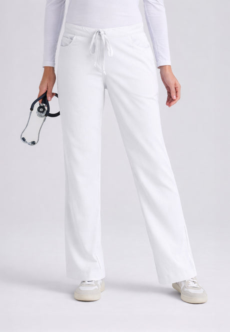 Grey's Anatomy™ Women's Riley 5-Pocket Mid-Rise Flared Leg Scrub Pant