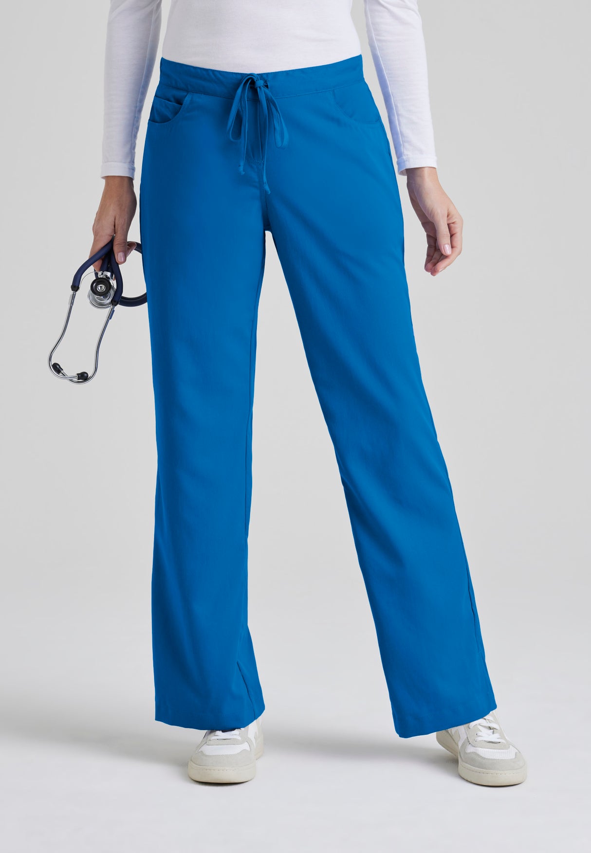 Grey's Anatomy™ Women's Riley 5-Pocket Mid-Rise Flared Leg Scrub Pant