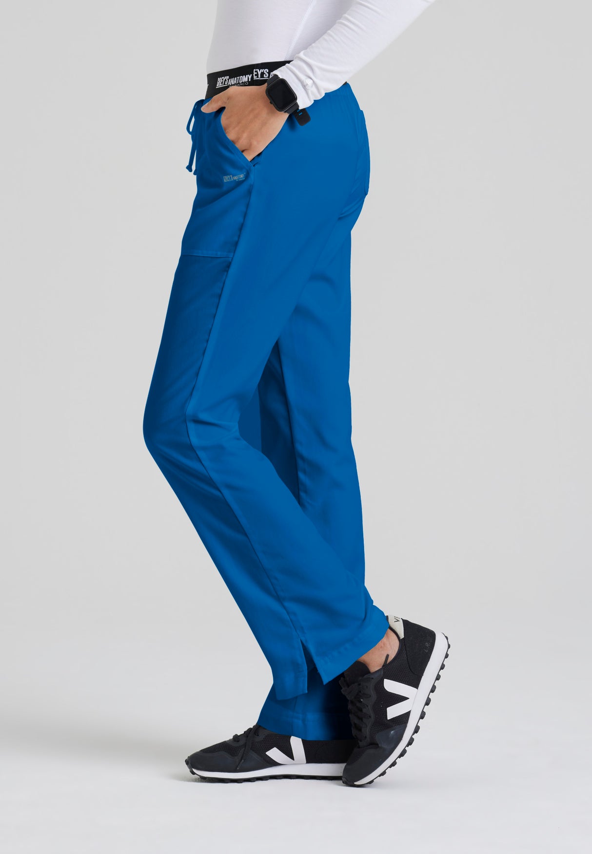 Grey's Anatomy™ Women's Aubrey 3-Pocket Low-Rise Flared Leg Scrub Pant