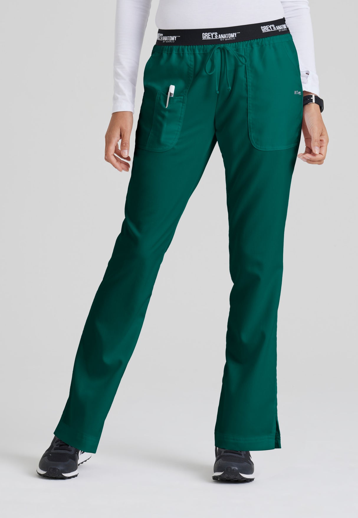 Grey's Anatomy™ Women's Aubrey 3-Pocket Low-Rise Flared Leg Scrub Pant