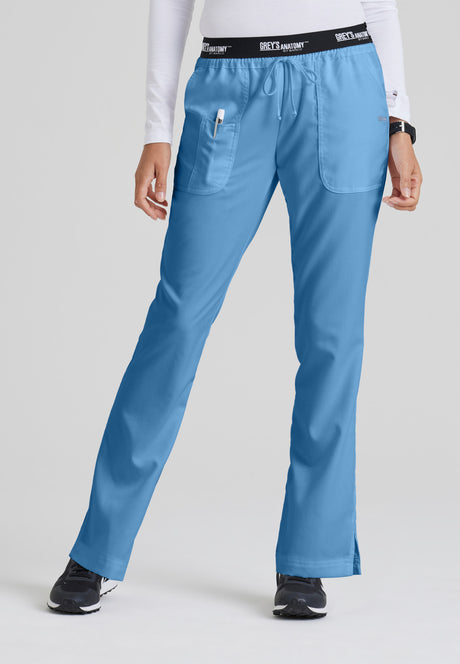 Grey's Anatomy™ Women's Aubrey 3-Pocket Low-Rise Flared Leg Scrub Pant