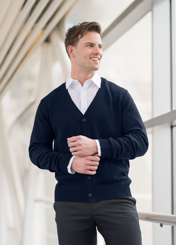 Edwards® Men's Jersey Knit Acrylic Cardigan