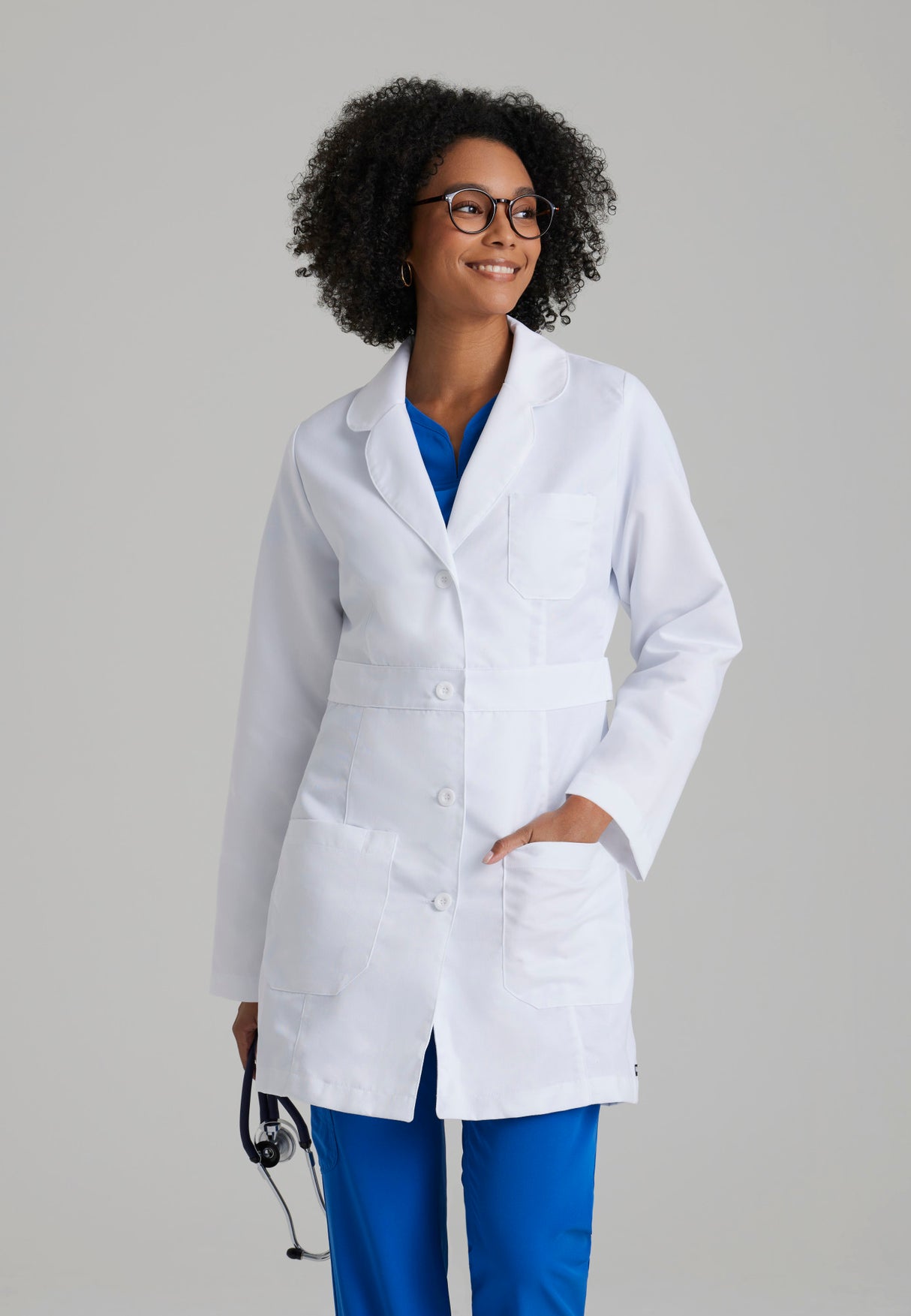 Grey's Anatomy™ Women's Lily 3-Pocket 34" 4-Button Lab Coat