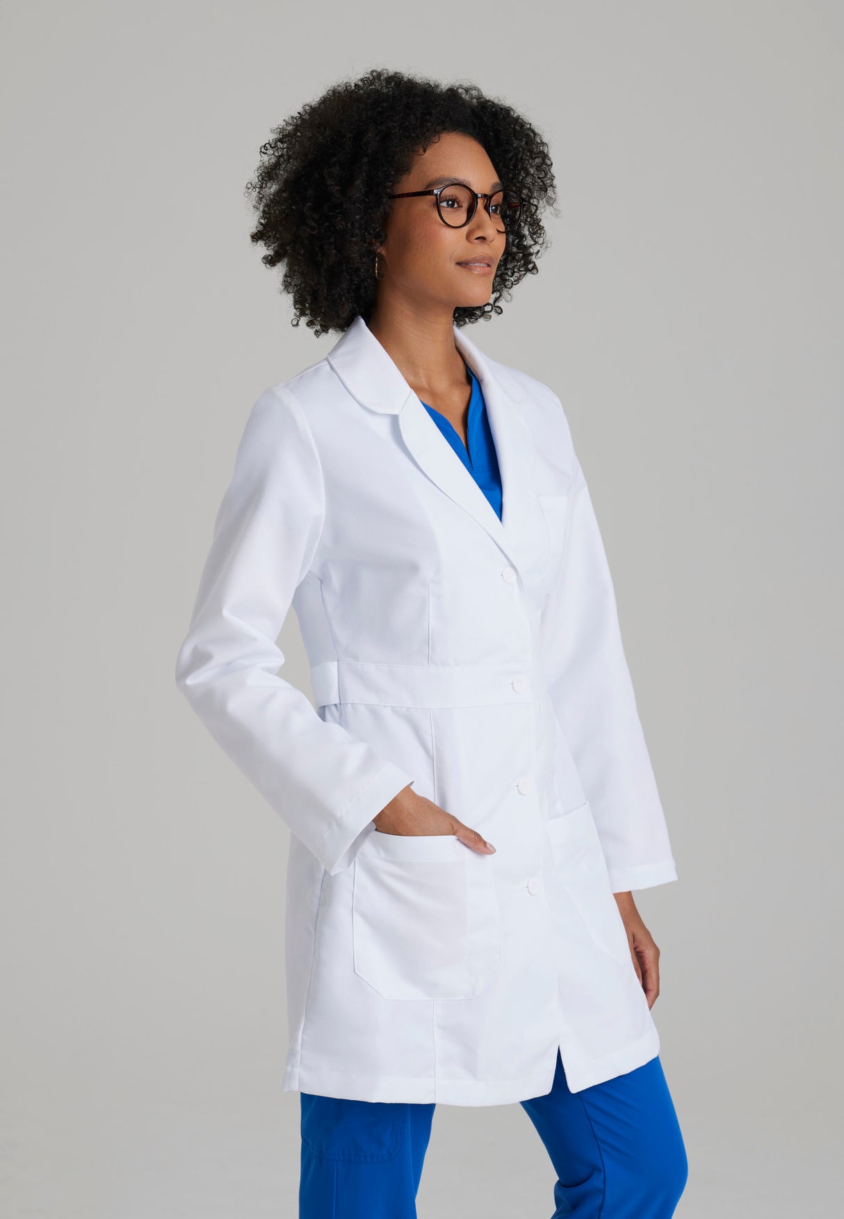 Grey's Anatomy™ Women's Lily 3-Pocket 34" 4-Button Lab Coat