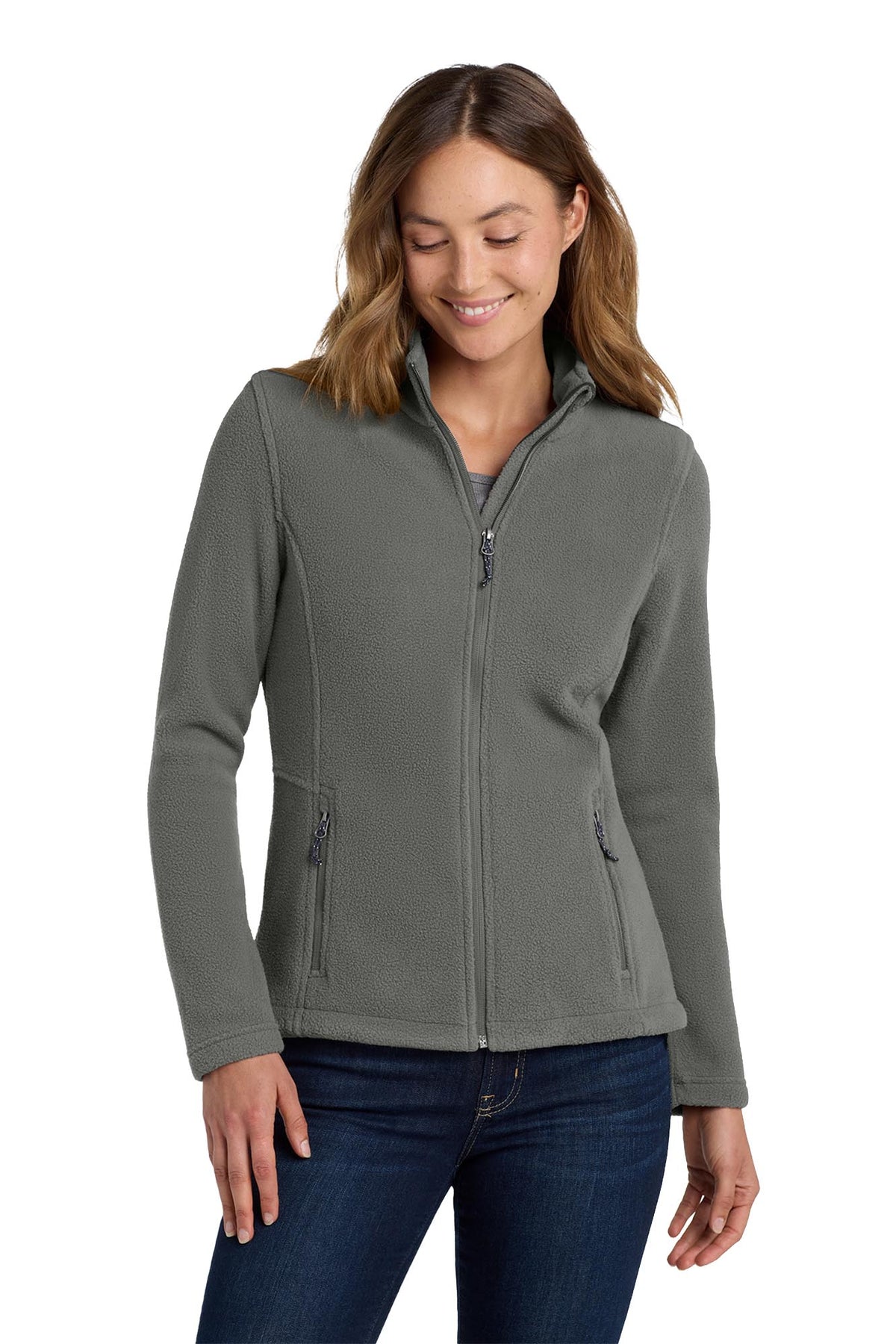 Port Authority® Women's Value Fleece Jacket - Deep Smoke