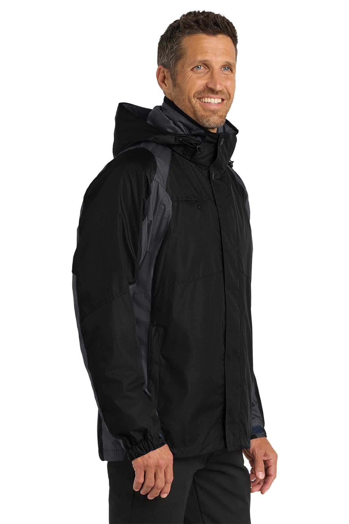 Port Authority® Ranger 3-in-1 Jacket - Black/Ink Grey