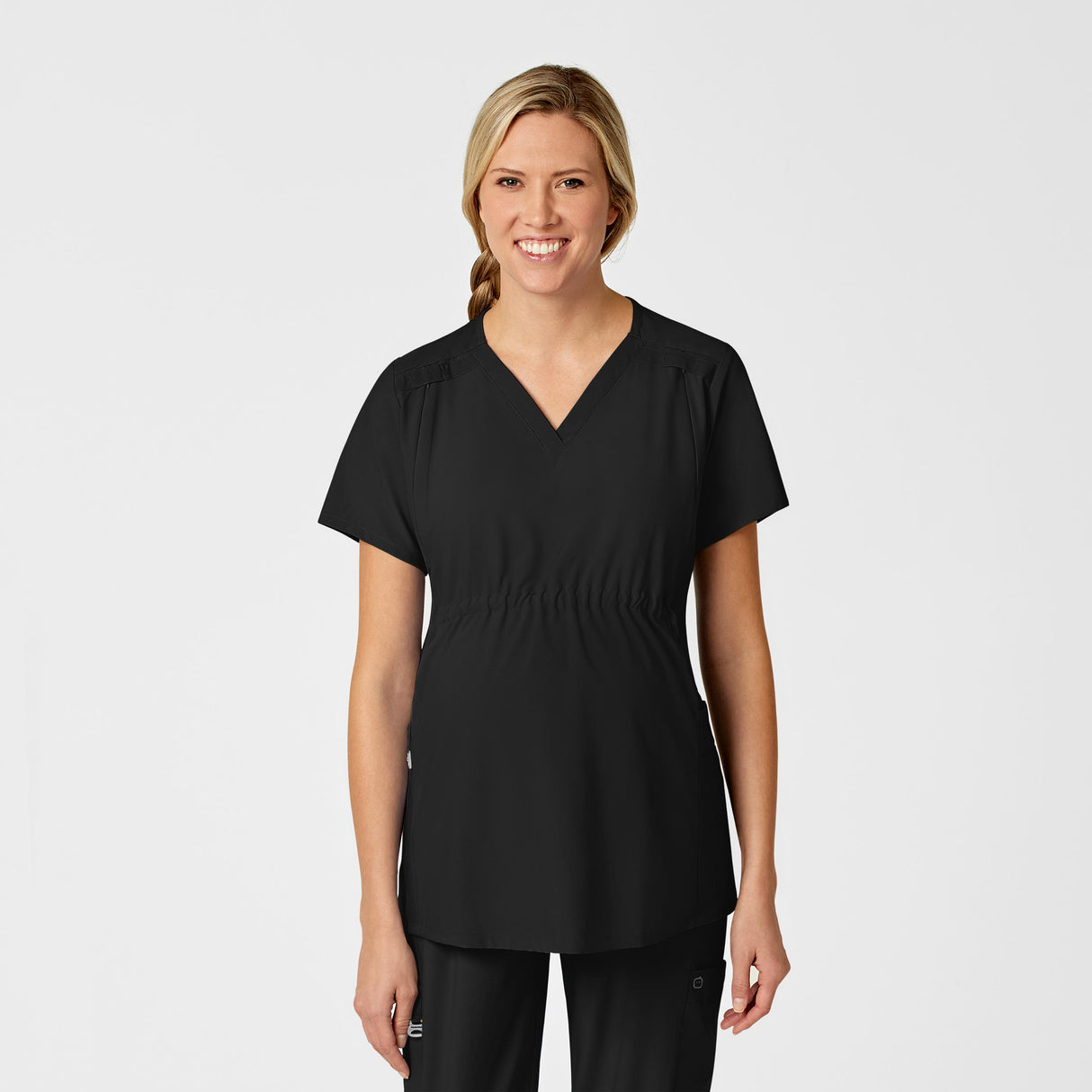 Wink® W123 Maternity V-Neck 5-Pocket Scrub Top