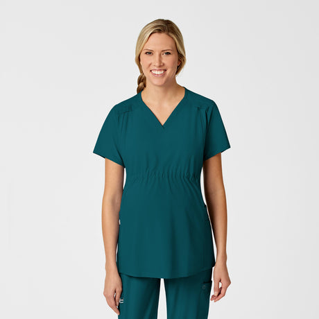 Wink® W123 Maternity V-Neck 5-Pocket Scrub Top