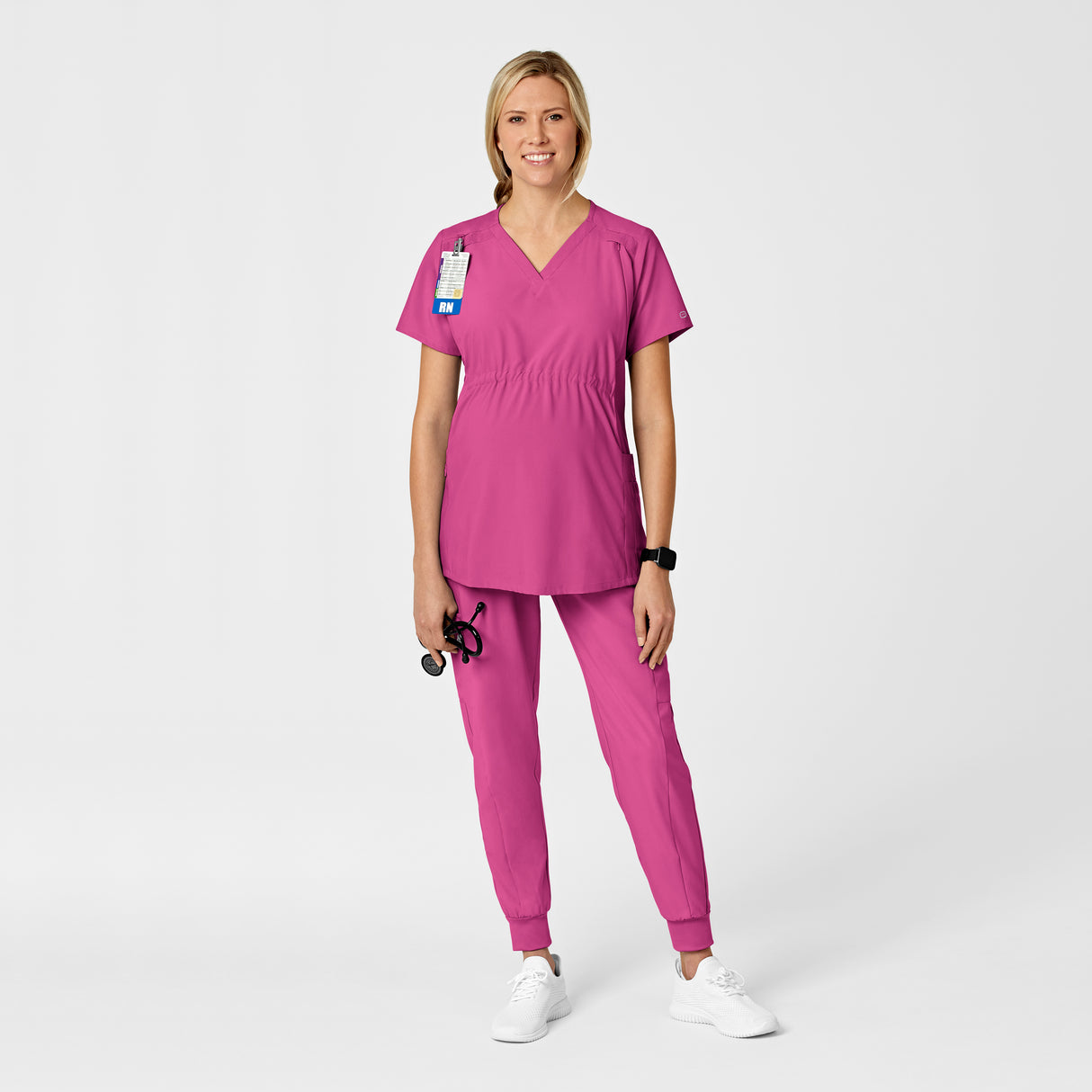 Wink® W123 Maternity V-Neck 5-Pocket Scrub Top