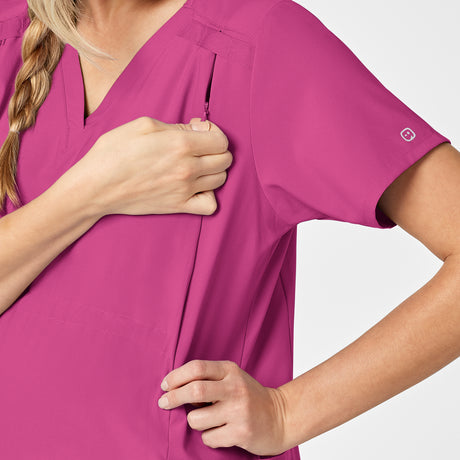 Wink® W123 Maternity V-Neck 5-Pocket Scrub Top