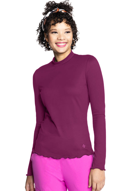 Long Sleeve Lettuce Edge Underscrub