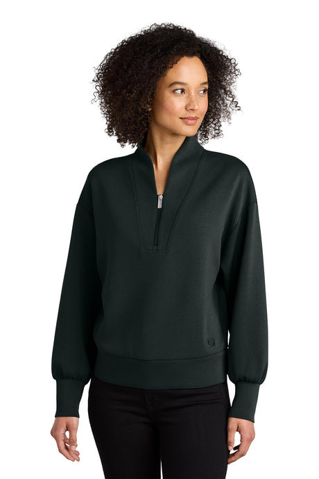 OGIO® Women’s Transcend 1/4-Zip - Blacktop