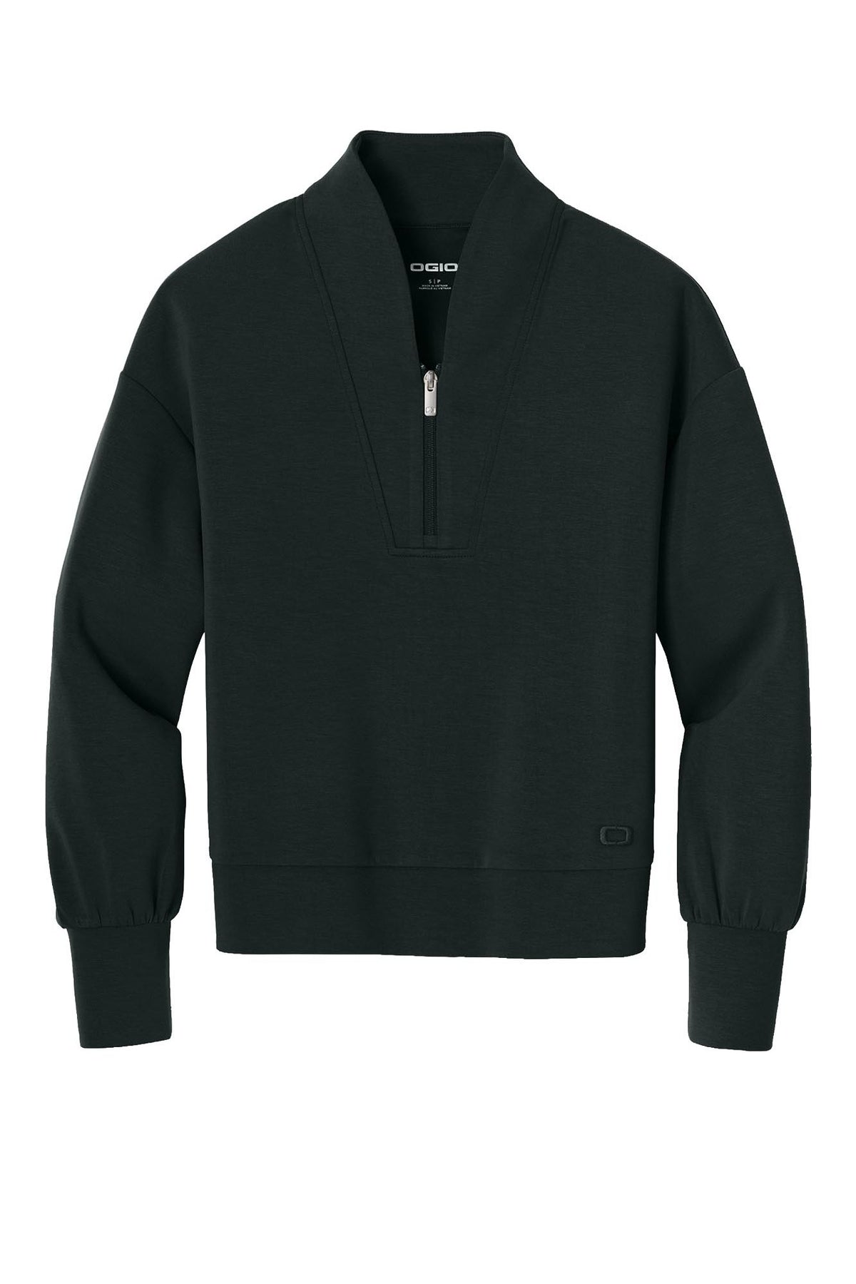 OGIO® Women’s Transcend 1/4-Zip - Blacktop