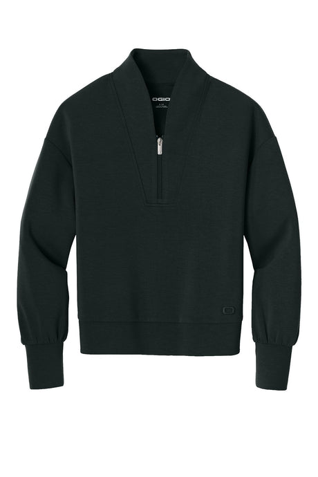 OGIO® Women’s Transcend 1/4-Zip - Blacktop