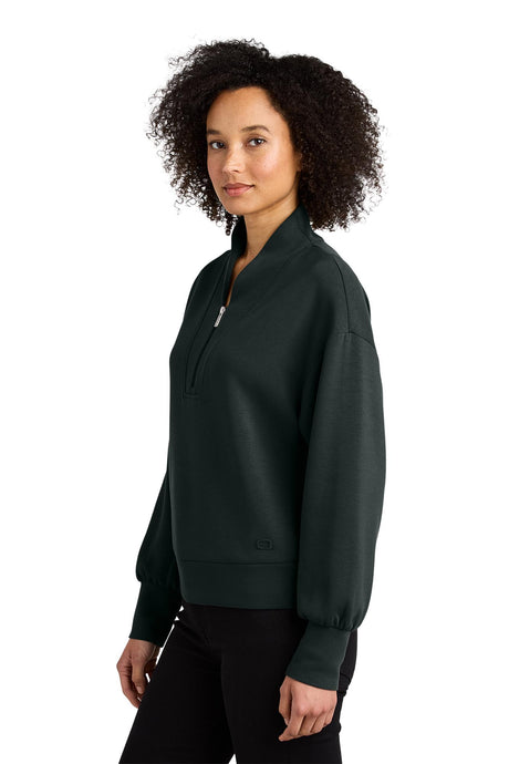 OGIO® Women’s Transcend 1/4-Zip - Blacktop