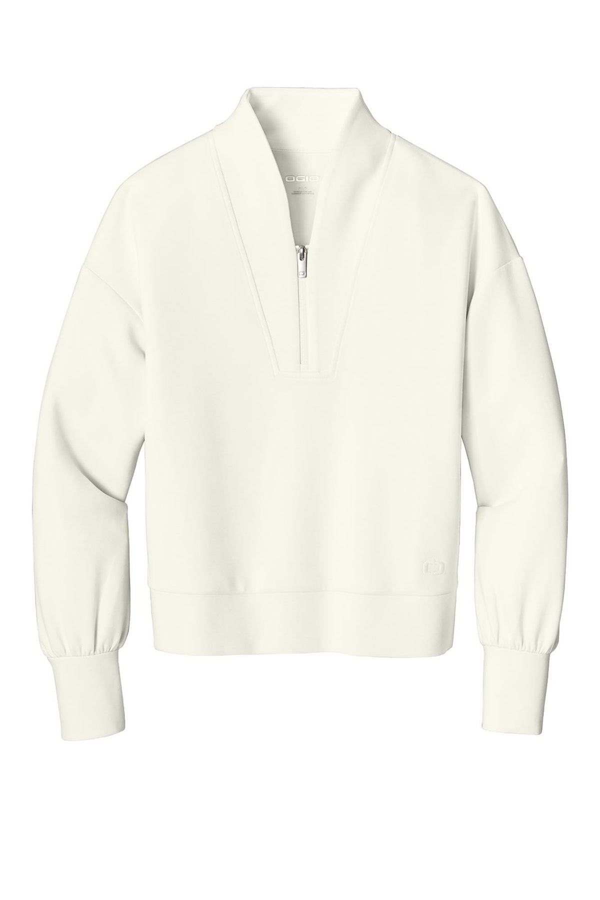 OGIO® Women’s Transcend 1/4-Zip - Opal White