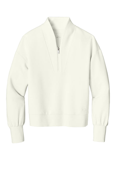 OGIO® Women’s Transcend 1/4-Zip - Opal White