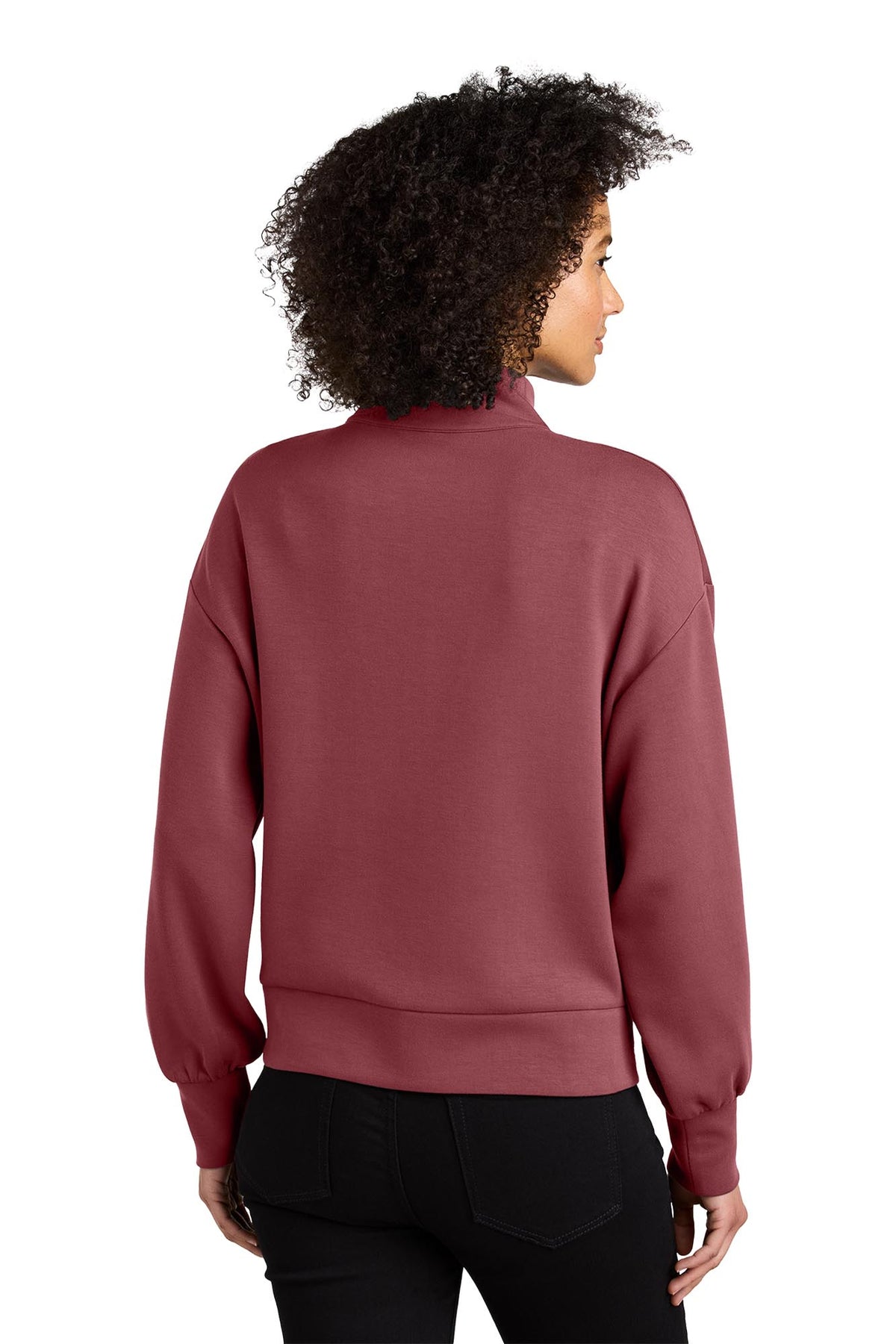 OGIO® Women’s Transcend 1/4-Zip - Soft Ruby
