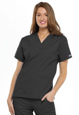 Cherokee Workwear Originals Women's 3-Pocket V-Neck Top