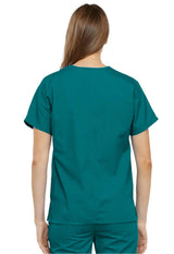 Cherokee Workwear Originals Women's 3-Pocket V-Neck Top